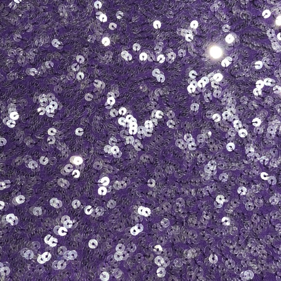 Old Navy Purple Sequin Tank Top Size XSmall - Picture 2 of 9